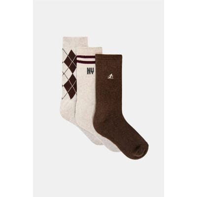 Penn & Ink W26f1948 100 penn en ink socks 3-pack multicolor