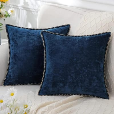 Herfst Decoratieve Gezellige Plaid Kussenhoezen Cases voor Bank Sofa Huisdecoratie Effen Geverfd Zacht Chenille Herfst Oranje Kussenhoes 50x50cm