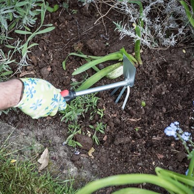Werkzeyt Schoffel en Drietand – Gegalvaniseerd – Softgrip