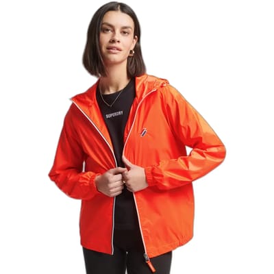 Windjack Superdry Blouson Code Essential avec capuche corail