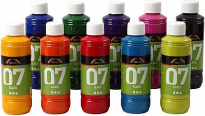 A-Color Glass, diverse kleuren, 10x250 ml/ 1 doos