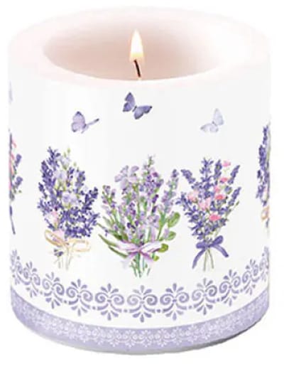 Ambiente - Kaars - Small - Lovely Lavender - 35 branduren