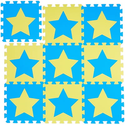 36 x puzzelmat ster - speelmat - speelkleed - vloerpuzzel - speeltapijt - kinder