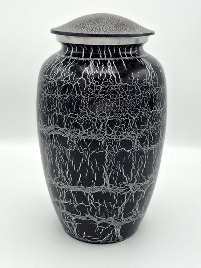 Urn Frosted black 11445A