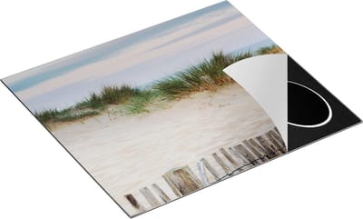 Chefcare Inductie Beschermer Zand Duinen aan het Strand - 60x50 cm - Afdekplaat Inductie - Kookplaat Beschermer - Inductie Mat