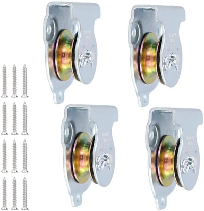 Dailygoods- Katrolrollen 37mm - Set van 4 - Draagvermogen 190kg