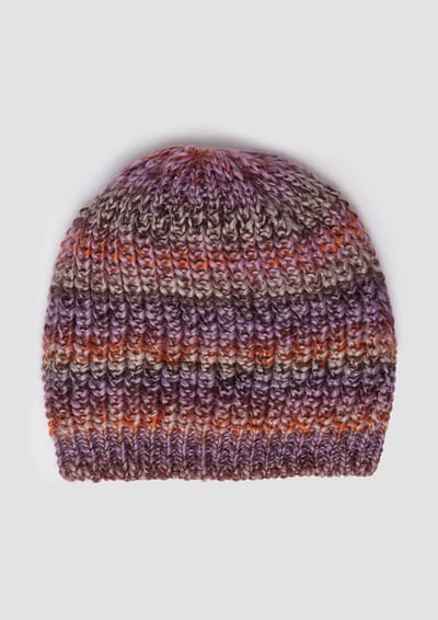 s.Oliver - female - Gebreide muts met fleece inzet en glittergaren