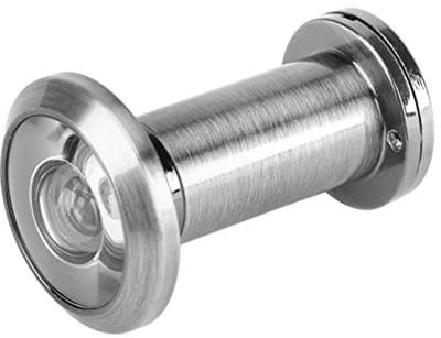 Dailygoods- Deurkijker 200 Graden Groothoek - Optische Lens - Beveiliging - Kijkgaatje - Privacyscherm - Geschikt voor Deurdiktes 35-60 mm - Deurobservator