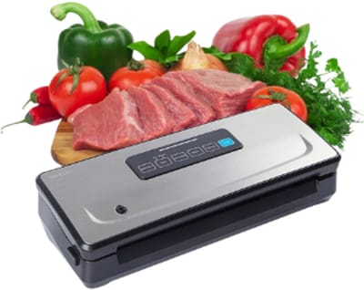 Aafinity Vacumeermachine - Sealer - Vacuumapparaat - Voor Vlees - Huishoudelijk - Geschikt voor alle soorten voedselbehoud - met integrated snijder