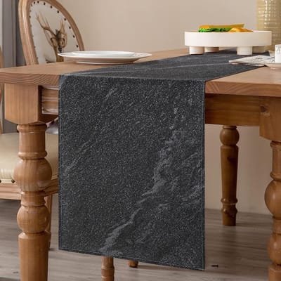 tafelloper modern woonkamer lente placemats strepen fijn marmer decoratieve doek voor salontafel, kerstfeesten, bruiloften, evenementen, eettafel bruiloft linnen 40 x 140 cm