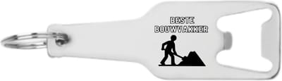 Akyol - bouwvakker flesopener - Bouwvakker - familie vrienden - cadeau - 105 x 25mm