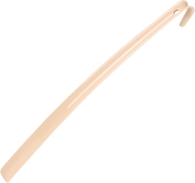 Urban Living Schoenlepel - lang - beige - kunststof - 60 cm - schoentrekker
