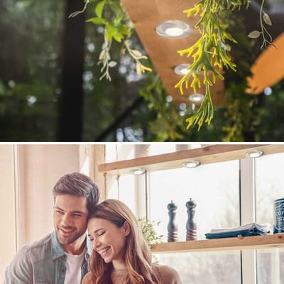 2x HOFTRONIC Pavo - Platte inbouwspot - LED - Rond zaagmaat 53mm - RVS - Dimbaar - Zeer lage inbouwdiepte 12mm - 3 Watt - 260 lumen - 230V - 2700K Extra warm wit - Plafondspots - Dunne inbouwspot voor badkamer en buiten - 5 jaar garantie