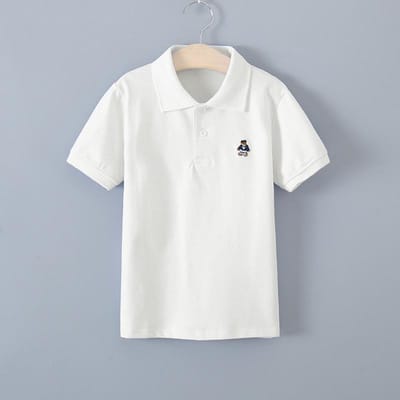 Zomer Jongens en Meisjes T-shirt met Korte Mouwen Kinderkleding Kinderen 1-16 Jaar Puur Katoen Effen Kleur Top Halve Mouw Dunne Sectie 120cm gray