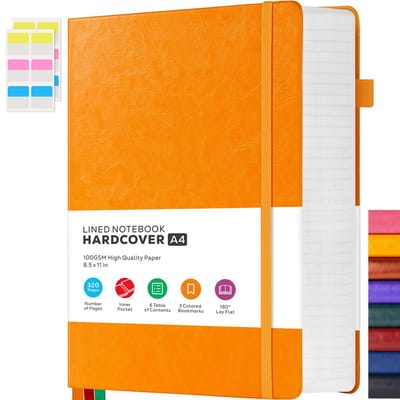 Notitieboek A4 Met Harde Kaft - 320 Pagina's - Ideaal Voor Iedereen