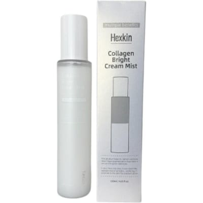 HEXKIN Mist Crème Éclaircissante au Collagène 120ml (Un paquet de 2) white