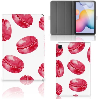 Samsung Galaxy Tab S6 Lite | S6 Lite (2022) Tablet Stand Case Pink Macarons
