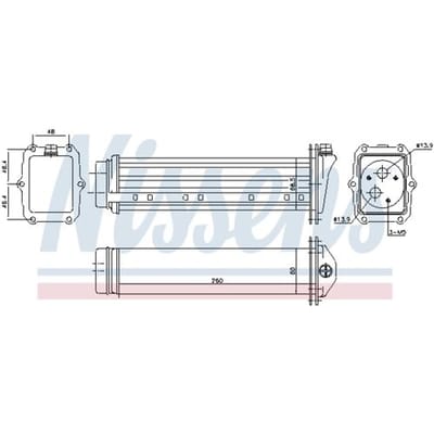 Intercooler NISSENS 96432