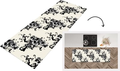 Keukenloper - Loper keuken - Patronen - Zen - Abstract - 150x50 cm - Keukenloper vinyl