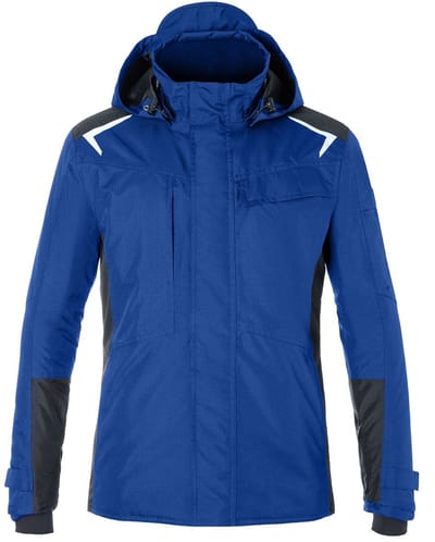 KÜBLER WEATHER 13268231 Hi Vis Reflecterend Hardshell Werkjas HEREN Veiligheidsjas Blauw Zwart - Waterdicht - Winddicht