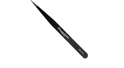 Beauty Label Pincet - Lash Tweezer - SD-12 - Zwart LARGE
