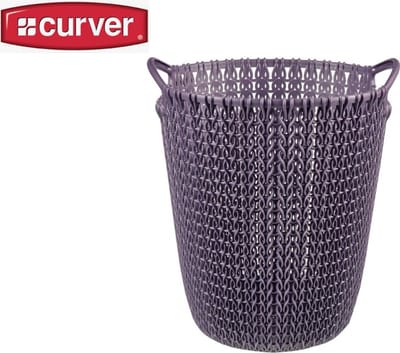 Curver knit papiermand 7l - paars