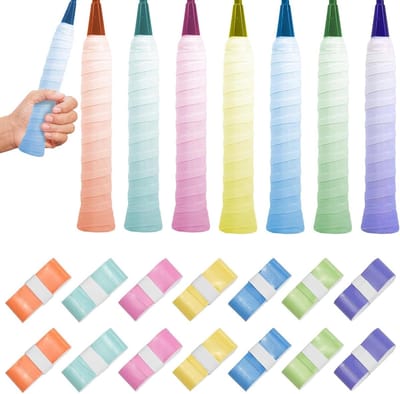 14 stuks antislip gripband voor tennis-, badminton- en squashrackets - 2,5 x 110 cm