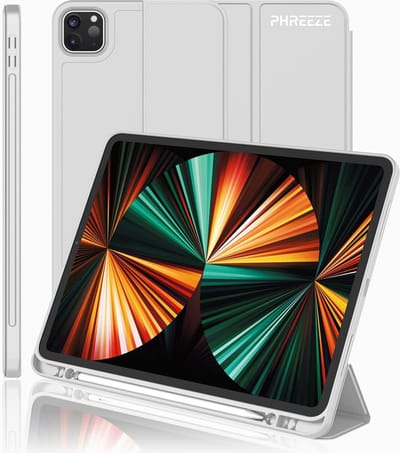 Hoes geschikt voor iPad Pro 11 inch 2024 (7e generatie) - Hoes geschikt voor iPad Pro met Pencil Vak - Draaibare Tri Fold Hoesje geschikt voor iPad Pro 7 11-inch met M4 Chip Case - Donker Blauw