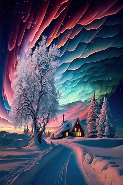 Winter Puzzel - Legpuzzel Volwassenen - Ontspannen Thuis - Gerecycled Karton - 75 x 50 cm - Kleurrijk
