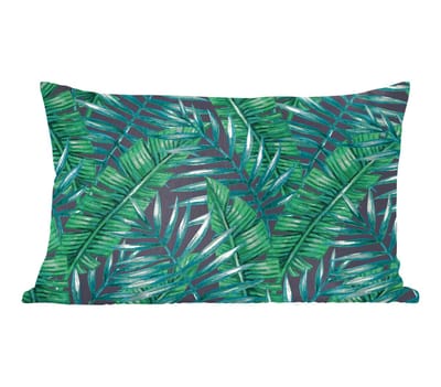 Sierkussens - Kussentjes Woonkamer - 50x30 cm - Bladeren - Tropisch - Jungle - Natuur