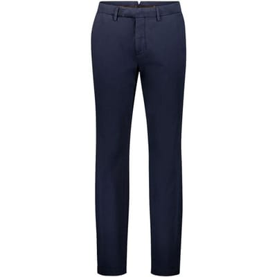 Gardeur Broek Tybalt-4 Smooth Touch Satine Weave Superior Cotton Dark Marine / male