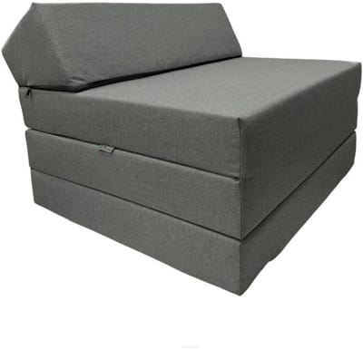 3-Delige Vouwmatras 200x70x10 cm - Opvouwbaar Gastenbed met Waterdichte Outdoor Overtrek