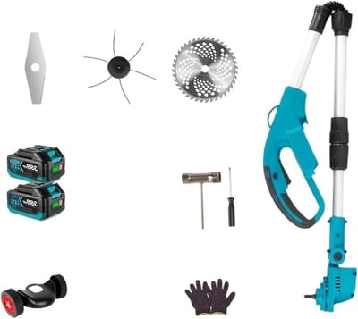 Elektrische Grasmaaier - Snoerloze Trimmer - Tuinonderhoud - Borstelloze Motor - 9 Inch Maaibreedte - One Color