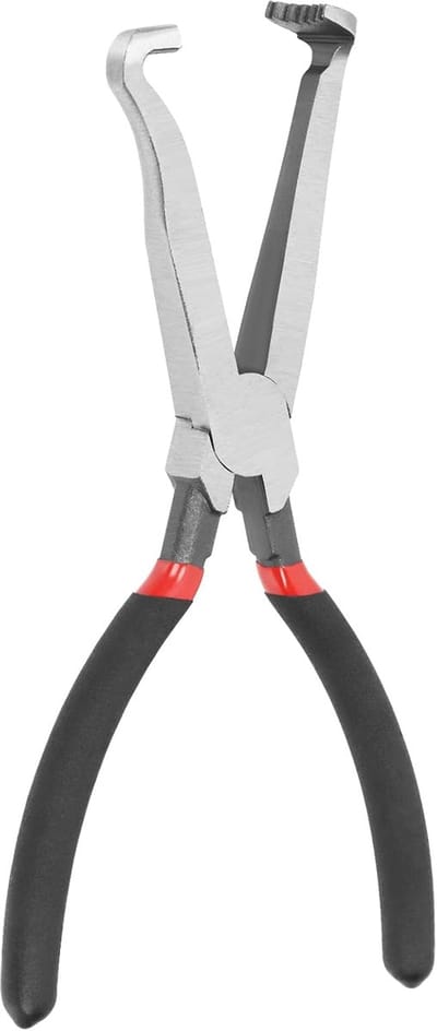 Elektrische Ontkoppel Tangen voor Motorvoertuigen - Slangklemmen en Separator Stangen (1 Stuk Zwart en Rood)