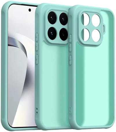Hoesje geschikt voor Xiaomi 17T - Phonesta AirFrost Semi-Transparante Back Cover - Mat Ice Blue