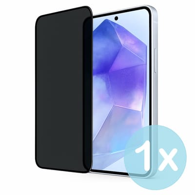 Privacy Screenprotector Geschikt voor Samsung Galaxy A55 – Anti-Gluren – Krasbestendig Gehard Glas 9H – Volledige Dekking – FuturiQ