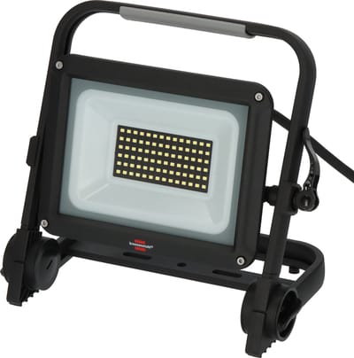 Brennenstuhl LED bouwlamp JARO 7060 M / LED schijnwerper 50W voor buiten (LED noodverlichting met 5m kabel, LED werklamp 5800lm gemaakt van aluminium, dimbaar, IP65)