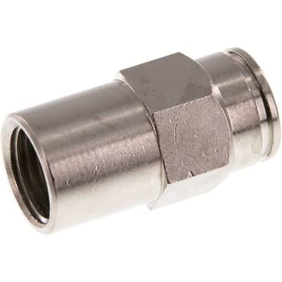 10mm x G1/4'' Messing Insteekfitting Binnendraad FKM [2 Stuks]