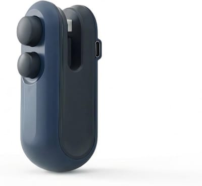 Mini-sealmachine, blauw — USB-C-oplaadbare 2-in-1-sealmachine en snijder, draagbare handsealmachine voor plastic voedsel- en opbergzakjes, mini-sealmachine (1 stuk)