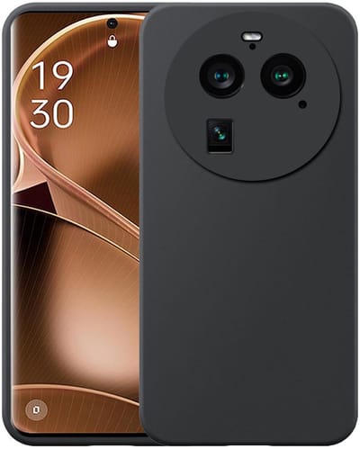 Geschikt voor Oppo Find X6 Pro Telefoonhoesje Zwart Flexibel Siliconen TPU hoesje - Flexible Back Cover Case Siliconen TPU - Zwart - Smartphonica geschikt voor Oppo Find X6 Pro