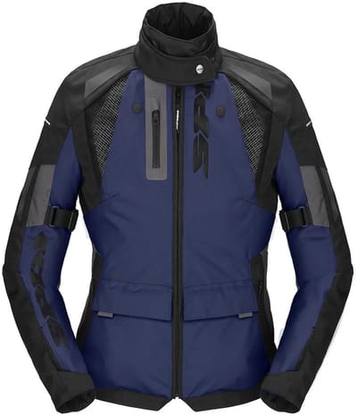 Spidi Crossmaster Lady Jacket Black Blue - Maat M - Jas