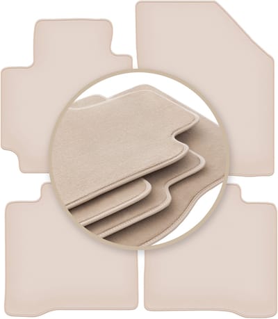 PREMIUM beige vloermatten voor: Suzuki Baleno II hatchback 2015-