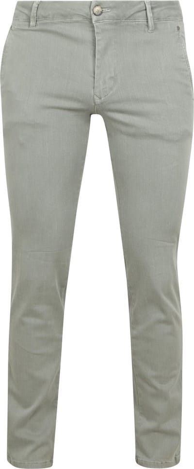 Suitable Chino broek Philo Flex Lichtgroen - Maat W 30 - L 34 - Heren - Mannen broeken