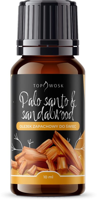 TopWosk - Geurige Olie voor Kaarsen - Palo Santo en Sandelhout - 10 ml