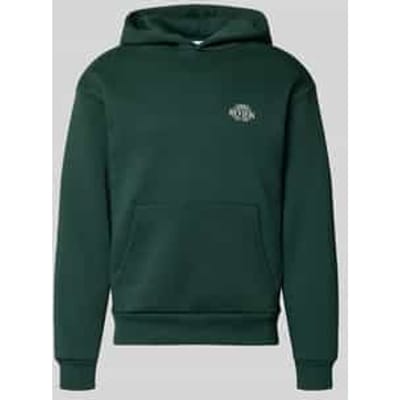 Hoodie met logoprint en kangoeroezak