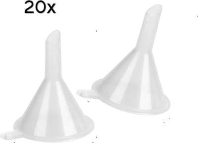 Mini trechters| ideaal voor parfum, verstuivers etc| 20 stuks