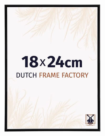 Fotolijst 18x24 cm - Kunststof - Zwart Hoogglans - Angers