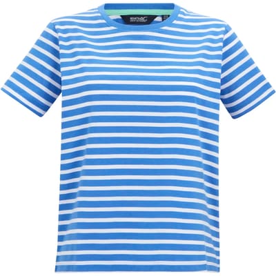 Dames Bayletta T-shirt met korte mouwen en strepen