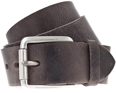 Vanzetti Leren riem Denim Love 45mm Leather Belt W100 Brown bruine