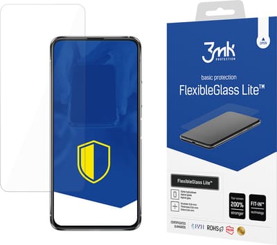 3MK FlexibleGlass Lite - Hybride Beschermglas - Asus Zenfone 7 - 0.16 mm - Anti-vingerafdruk